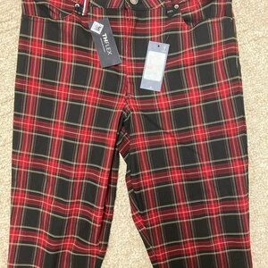Tommy Hilfiger Tribeca Skinny Plaid Pants